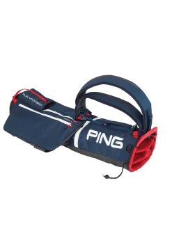 PING Moonlite 201 Carry Bag - Navy/White/Scarlet