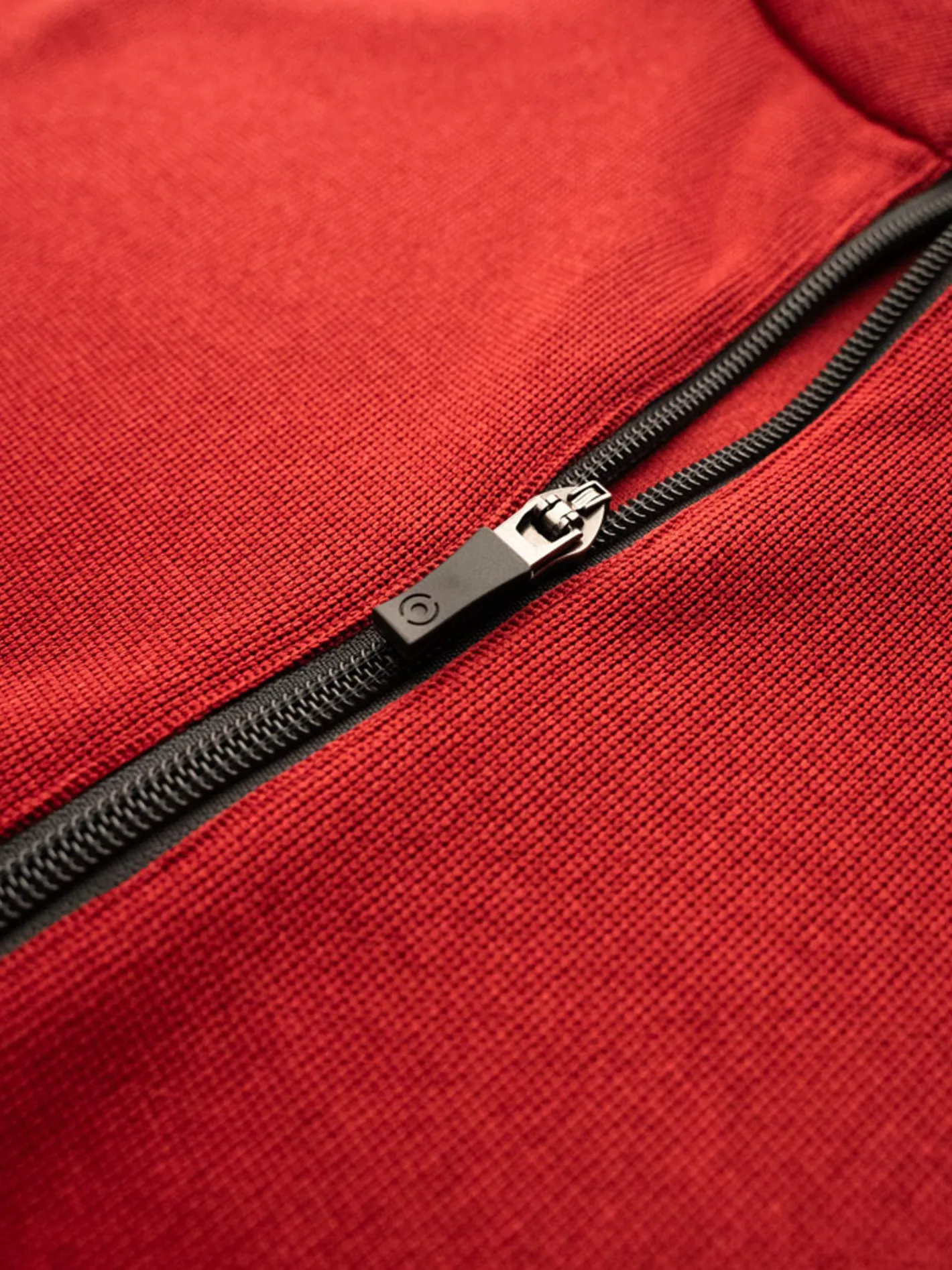PING Ramsey 1/2 Zip Ribbed Fleece - Rich Red Marl