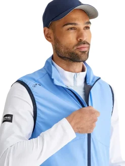 PING SensorWarm Ashbourne Full-Zip Vest - Cornflower Blue