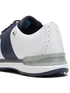 Puma Avant Golf Shoes - White/Deep Navy/Speed Blue