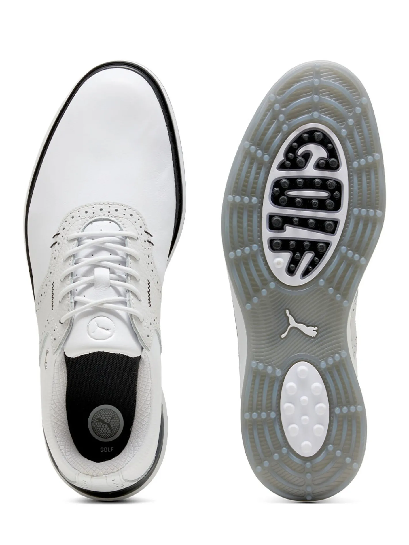 Puma Avant Golf Shoes - White/Ash Grey/ Black
