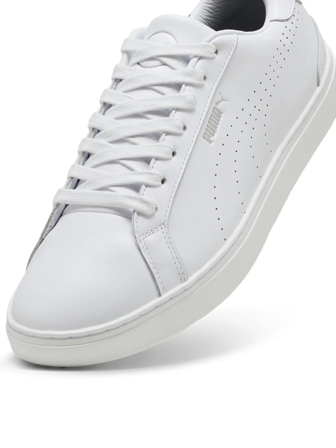 Puma Classic G Golf Shoes - White/ White