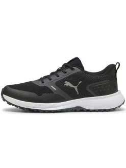 Puma FUSION Grip 6 Golf Shoes - Black/Asphalt