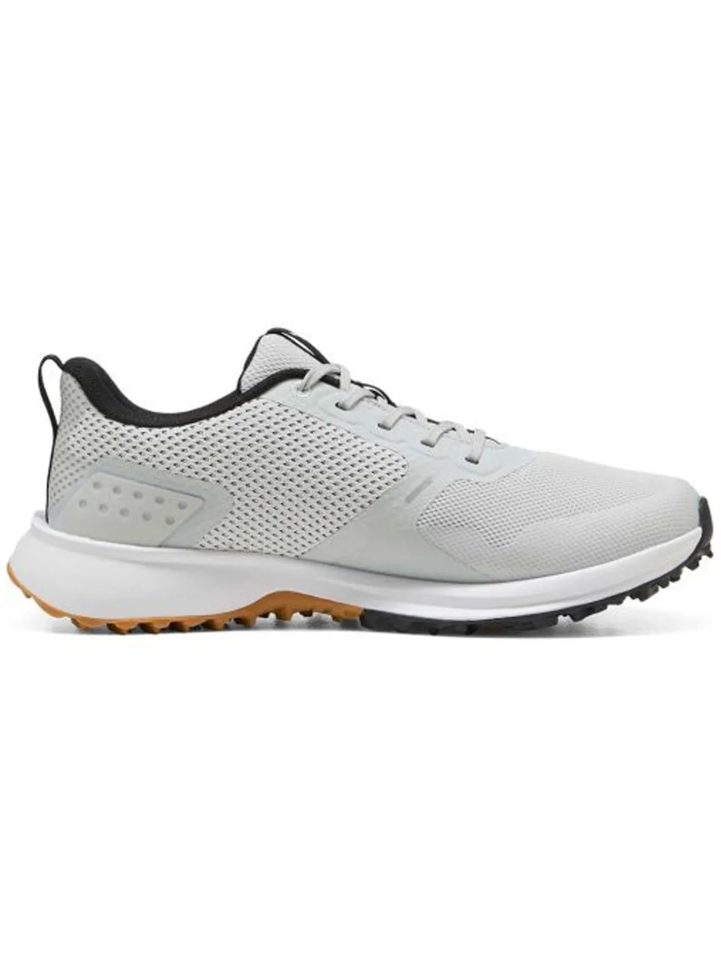 Puma FUSION Grip 6 Golf Shoes - Feather Grey/ Black/Gum