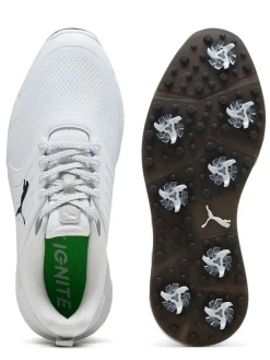 Puma IGNITE Elevate 2 Tour Golf Shoes - White/ Black