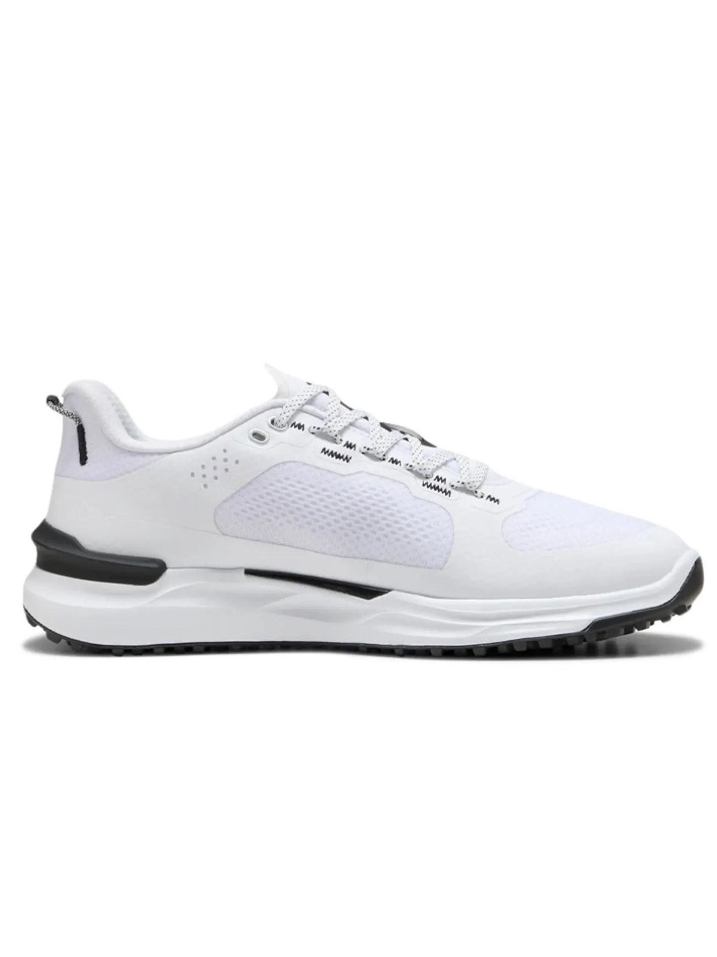 Puma IGNITE Elevate X Spikeless Golf Shoes - White/ Black/ White