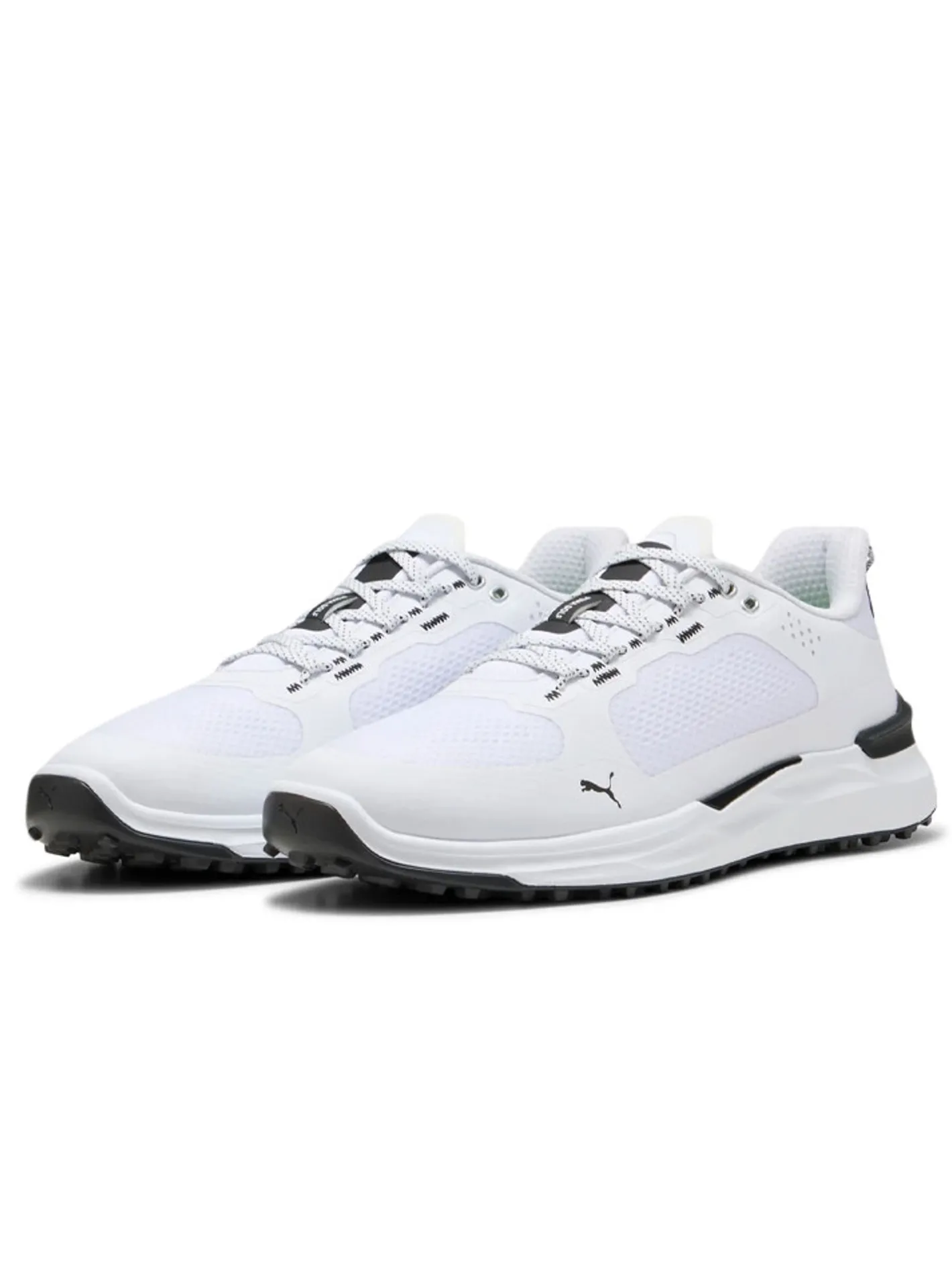 Puma IGNITE Elevate X Spikeless Golf Shoes - White/ Black/ White