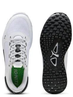 Puma IGNITE Elevate X Spikeless Golf Shoes - White/ Black/ White