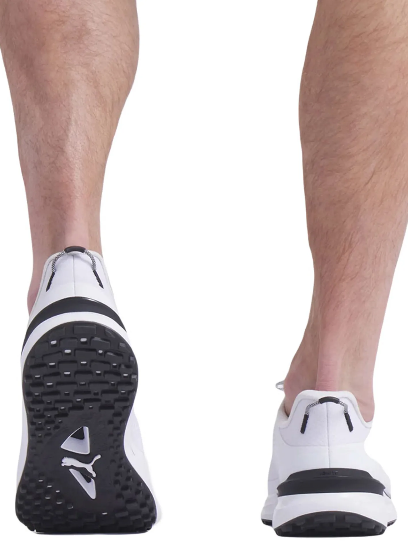Puma IGNITE Elevate X Spikeless Golf Shoes - White/ Black/ White