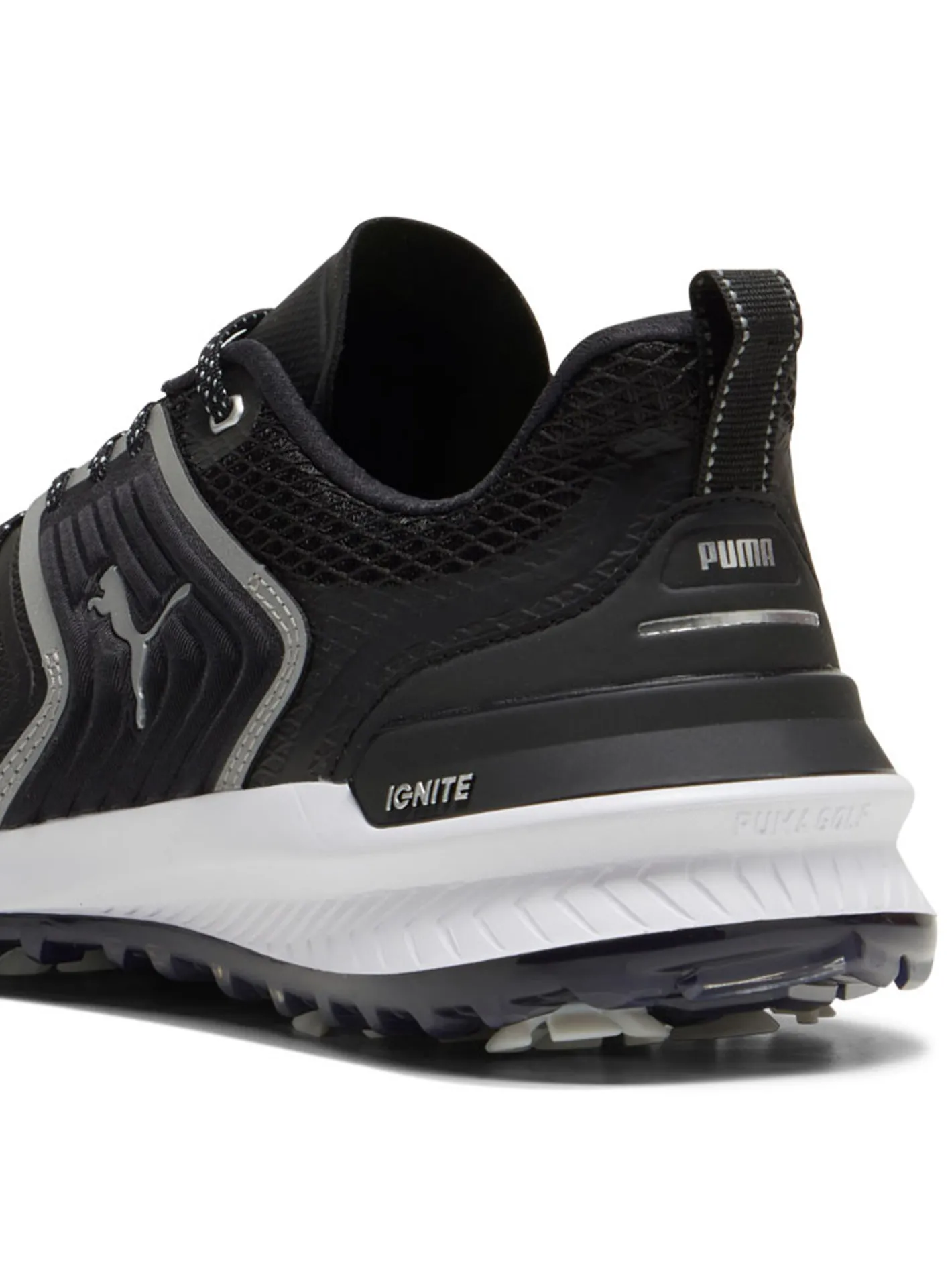 Puma IGNITE Innovate Wide Golf Shoes - Black/ White