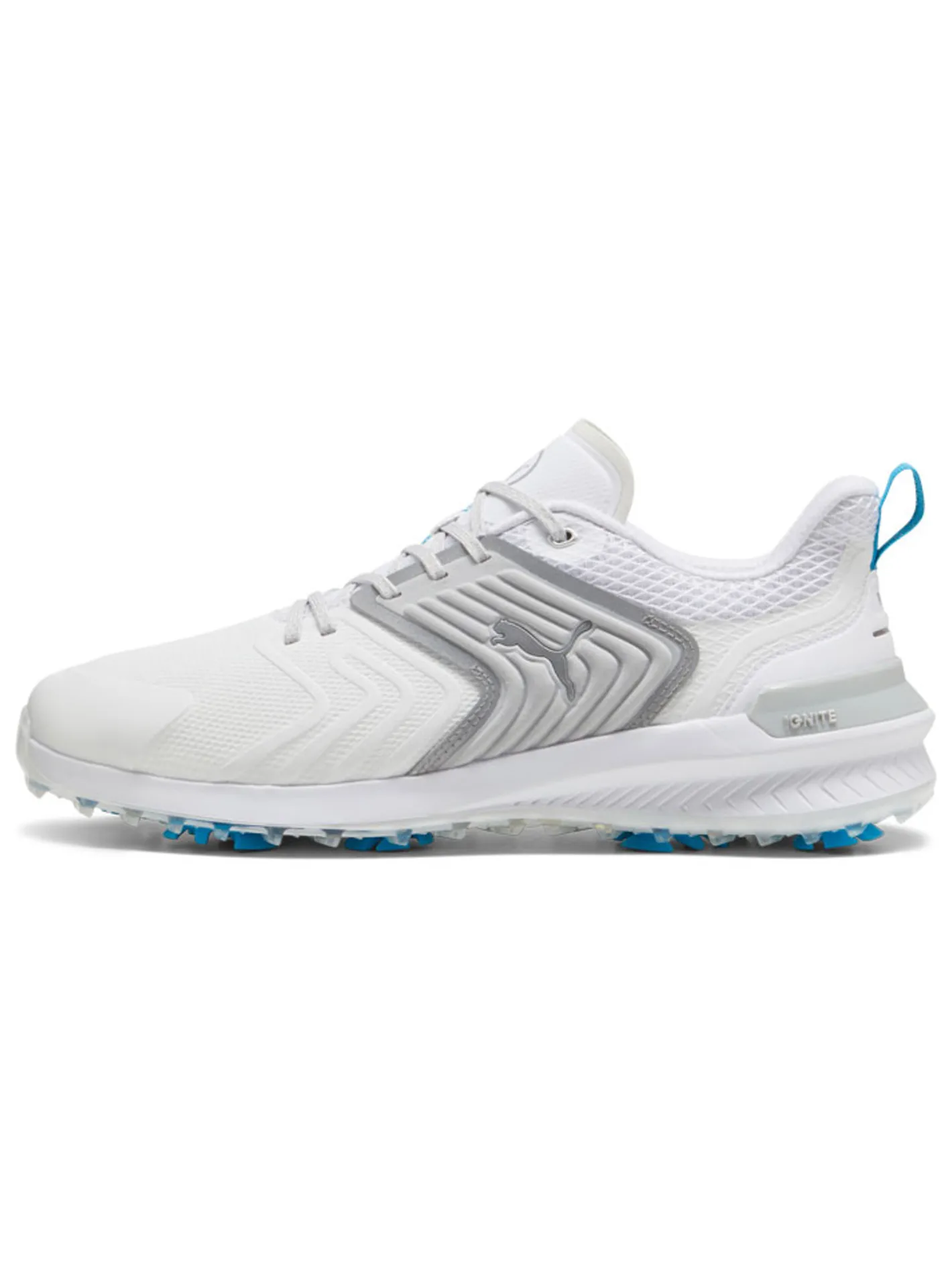 Puma IGNITE Innovate Wide Golf Shoes - White/Cool Light Grey