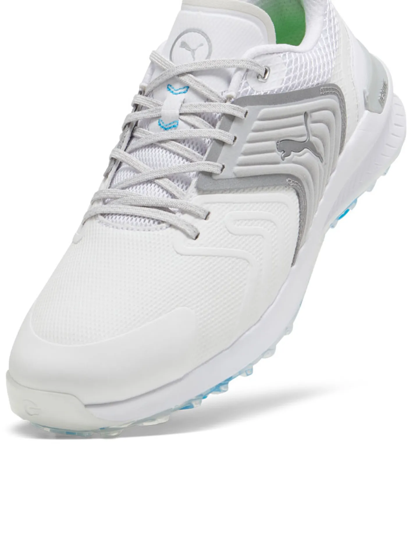 Puma IGNITE Innovate Wide Golf Shoes - White/Cool Light Grey