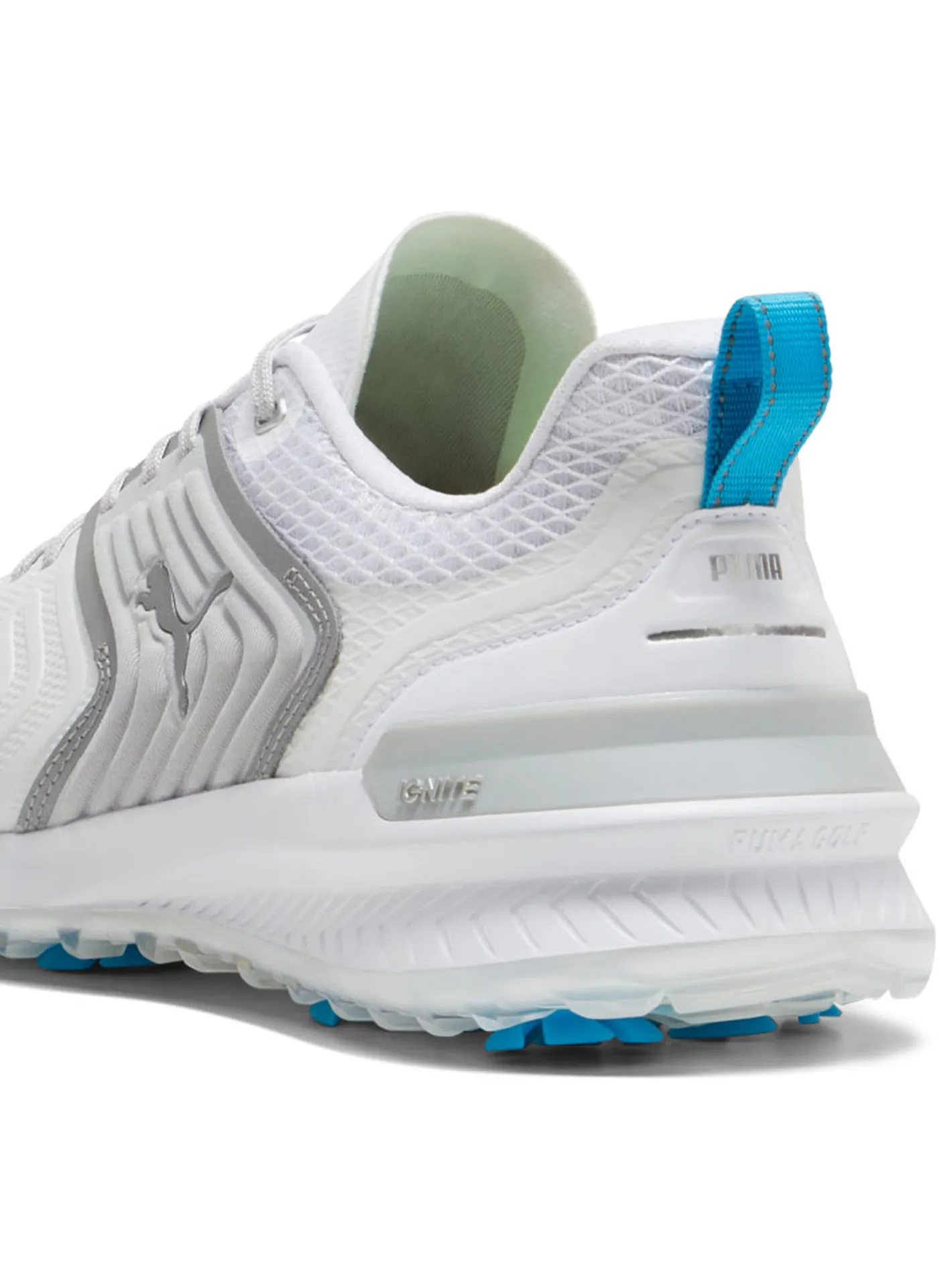 Puma IGNITE Innovate Wide Golf Shoes - White/Cool Light Grey