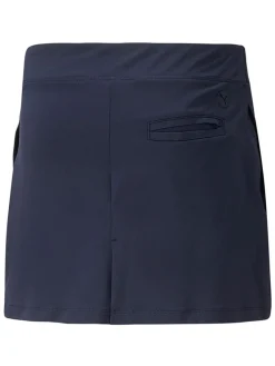Kids Puma JR Girls Knit Golf Skort - Navy Blazer