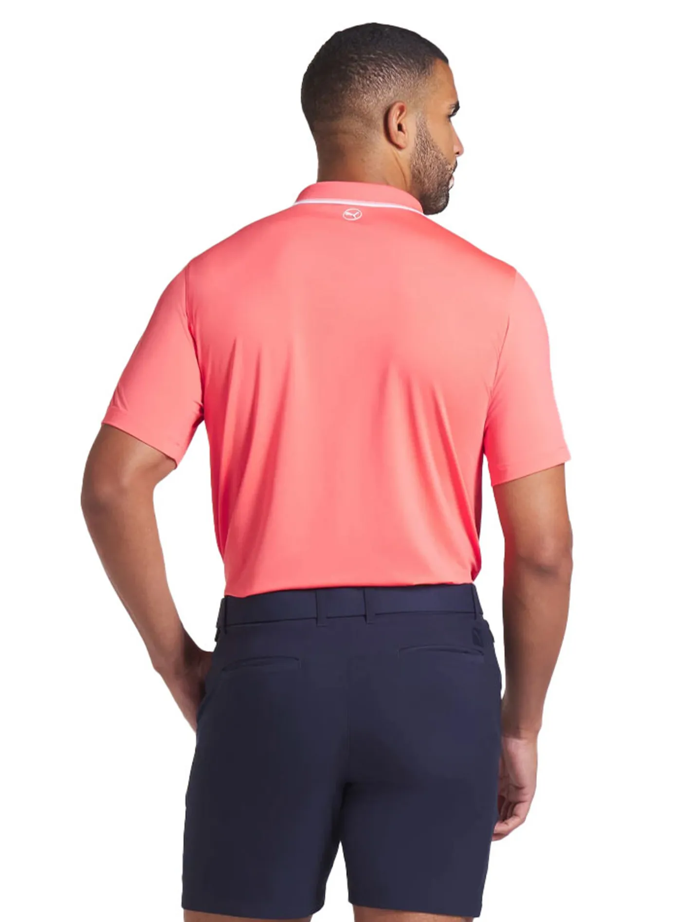Puma MATTR Elevated Solid Polo - Peach Frost