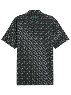 Puma MATTR Paradise Polo - Black/Aquatic
