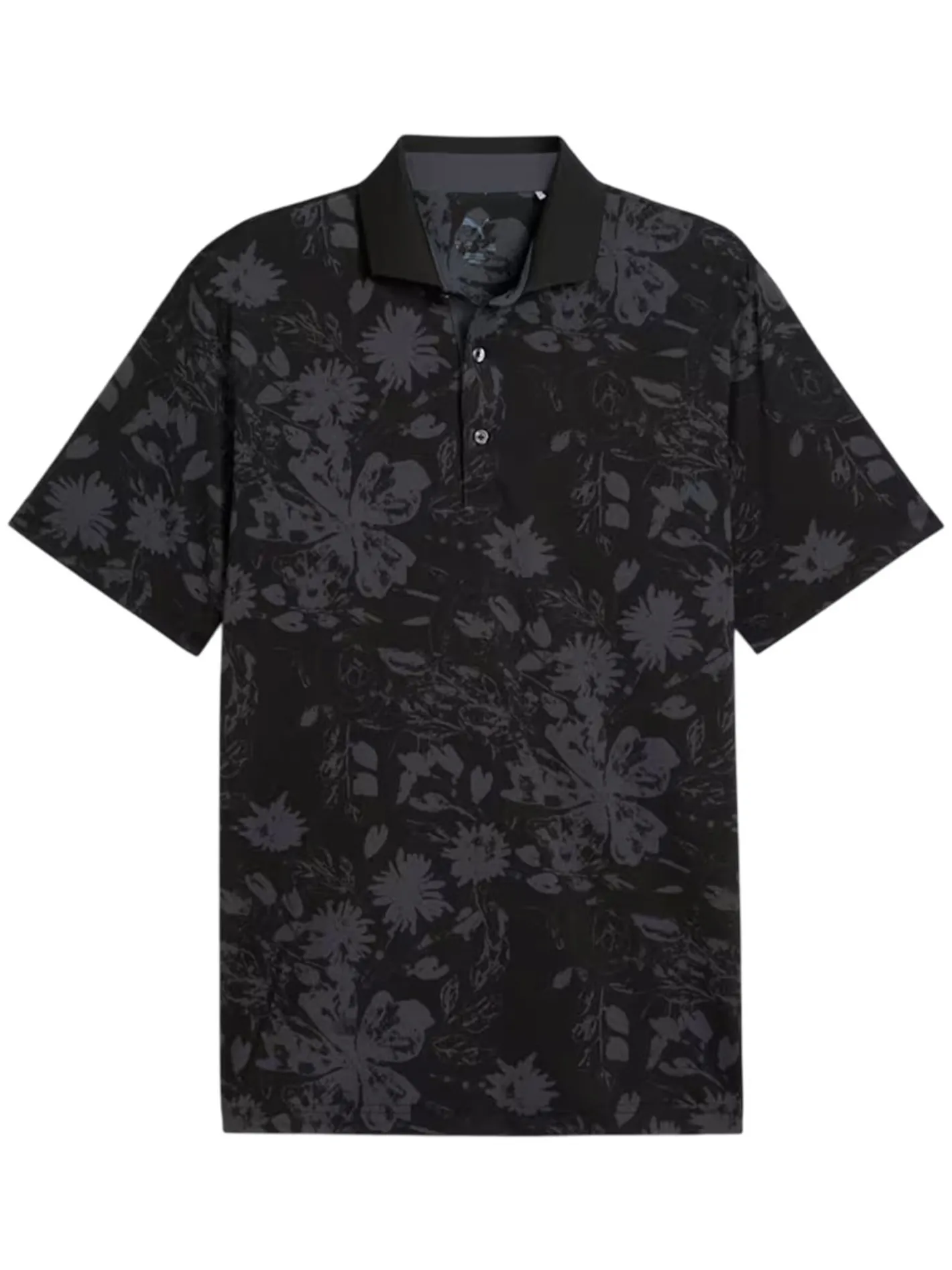 Puma MATTR Rose Golf Polo - Black/Strong Grey