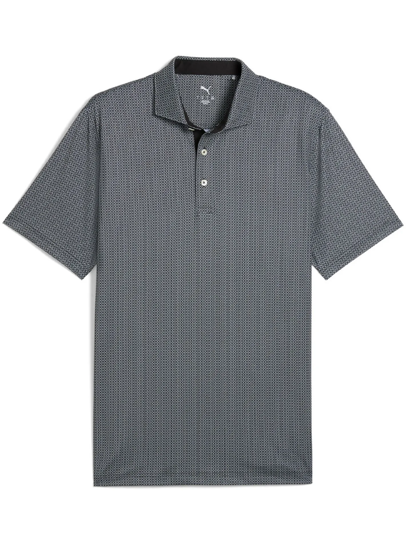 Puma MATTR Tile Polo - Black/White Glow