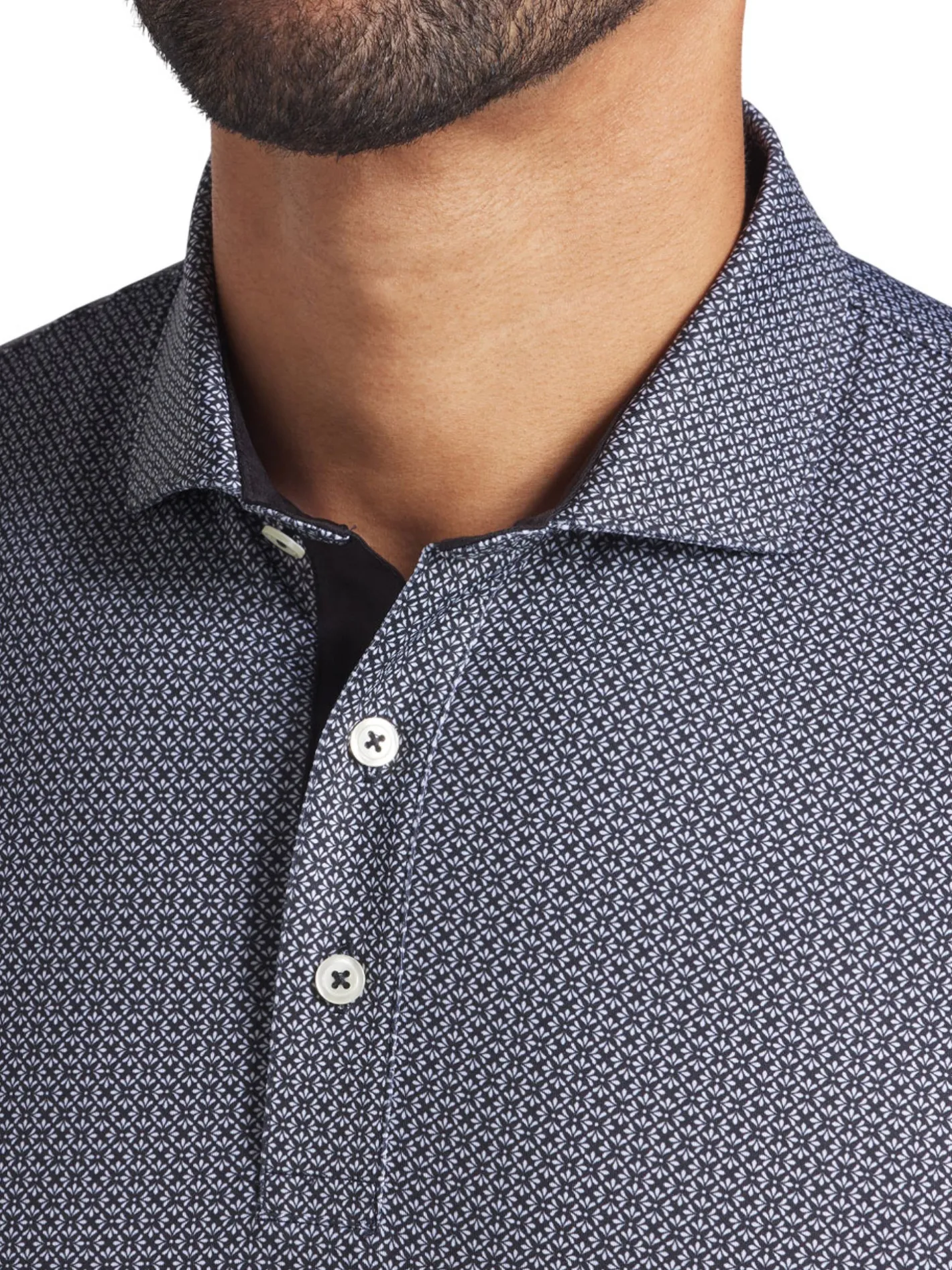 Puma MATTR Tile Polo - Black/White Glow