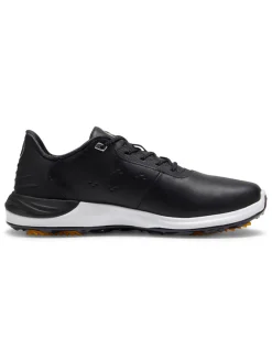 Puma Phantomcat NITRO+ Golf Shoes - Black/ Silver/Yellow Sizzle