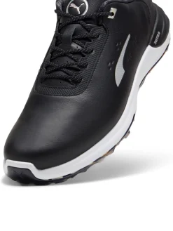Puma Phantomcat NITRO+ Golf Shoes - Black/ Silver/Yellow Sizzle