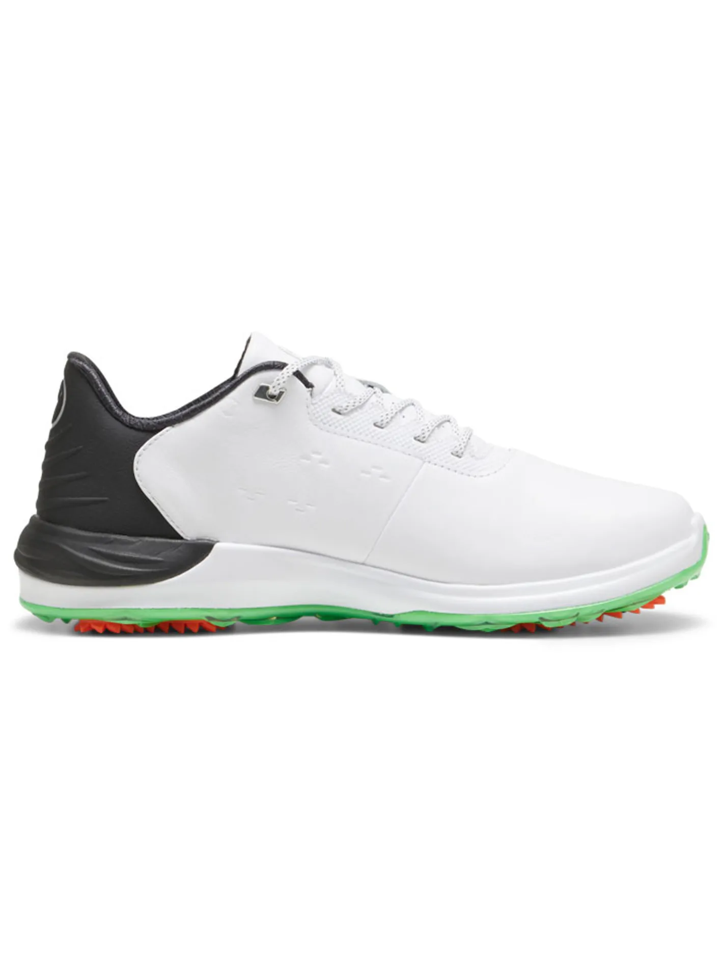 Puma Phantomcat NITRO+ Golf Shoes - White/ Black/Fluro Green