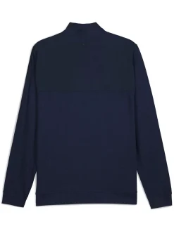 Puma Ripguard Hybrid 1/4 Zip - Deep Navy Heather/Deep Navy