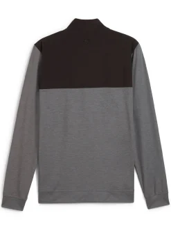 Puma Ripguard Hybrid 1/4 Zip - Slate Sky Heather/ Black