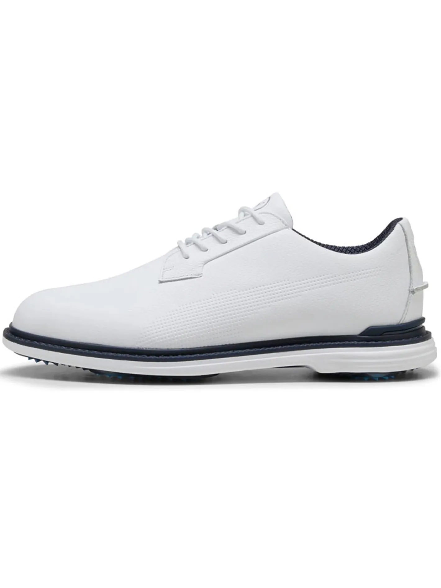 Puma Royale Golf Shoes - White/Deep Navy/Team Light Blue