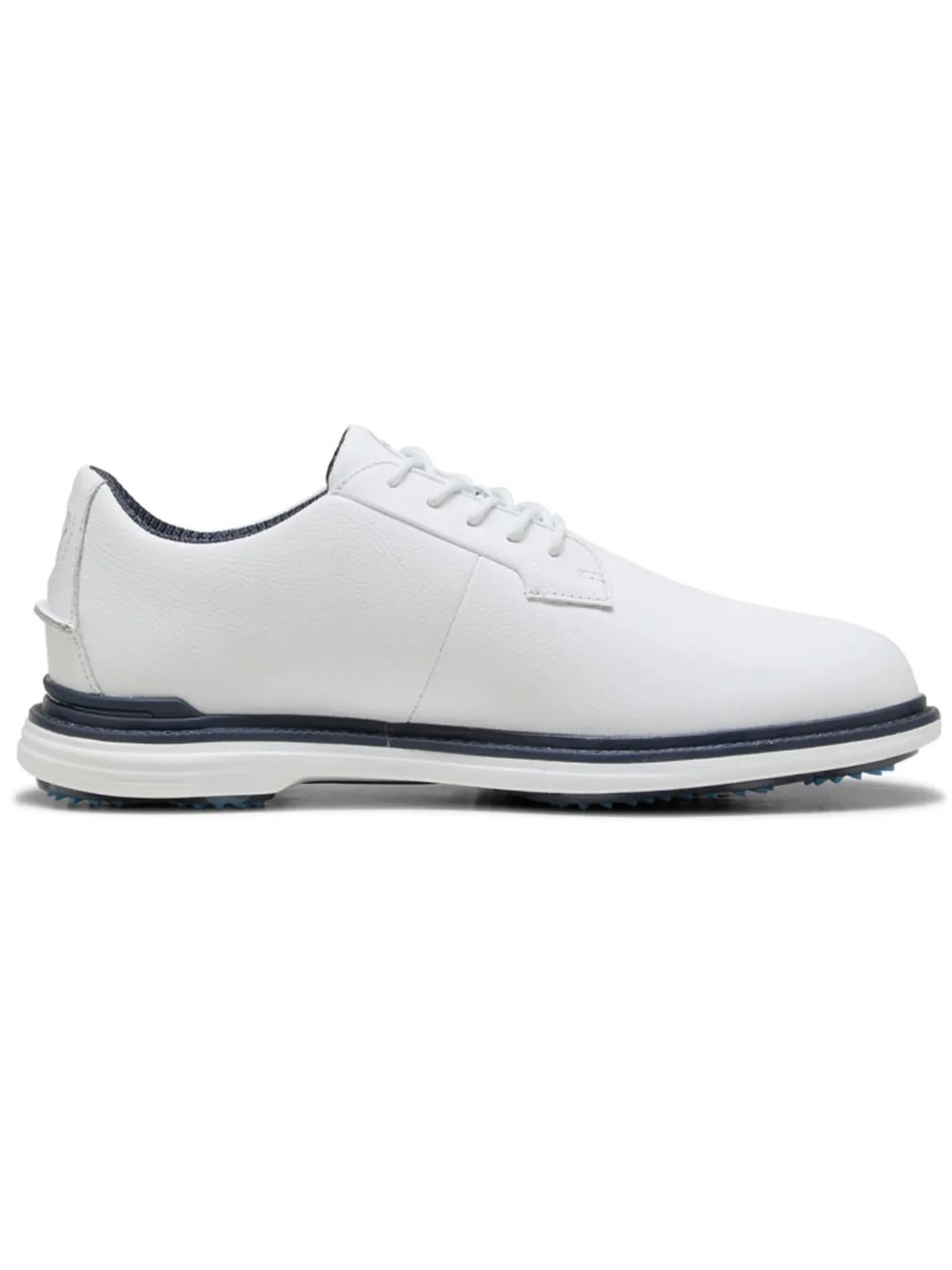 Puma Royale Golf Shoes - White/Deep Navy/Team Light Blue