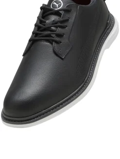 Puma Royale Golf Shoes - Black/Flat Dark Grey/Red Blast