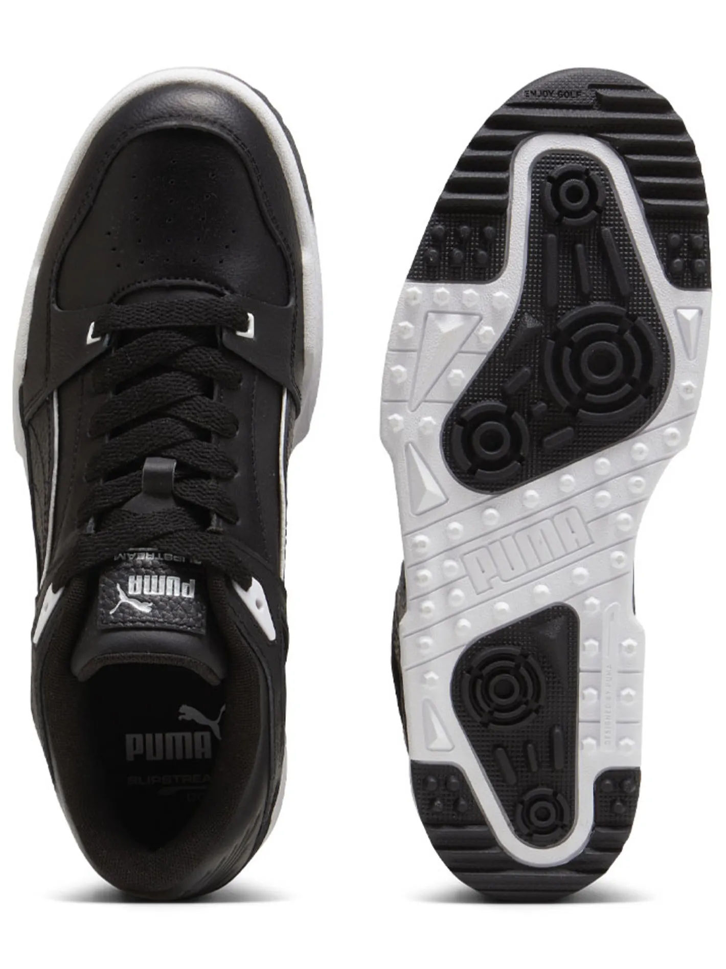 Puma Slipstream G Golf Shoes - Black/ White