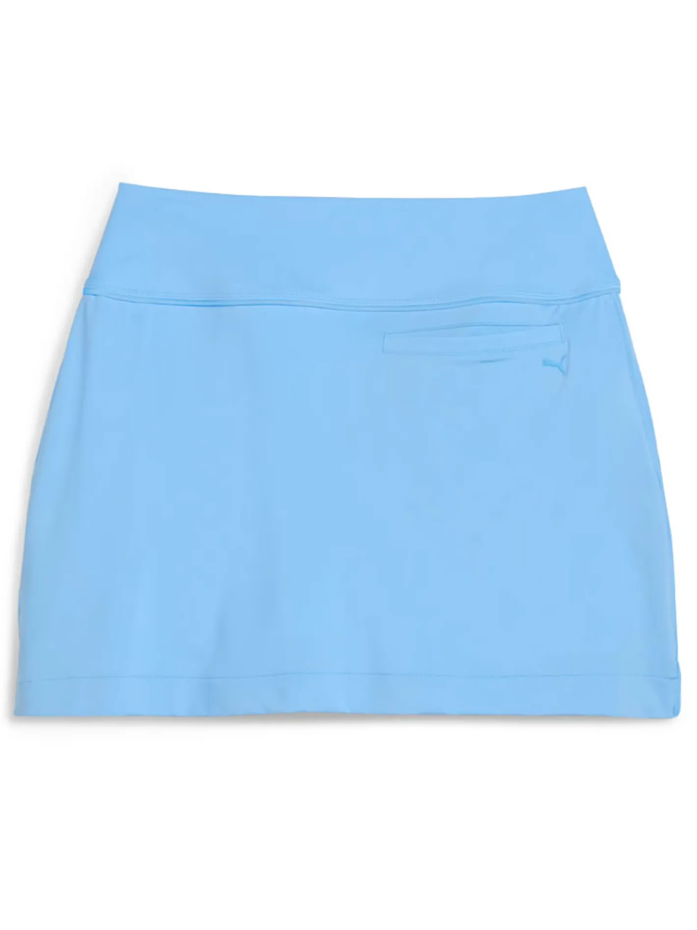 Women Puma Womens Blake Piped Knit 15.5" Golf Skort - Team Light Blue