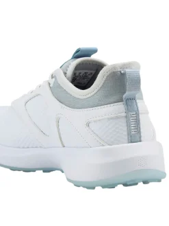 Puma Women's IGNITE Malibu Golf Shoes - White/ Silver/Lucite