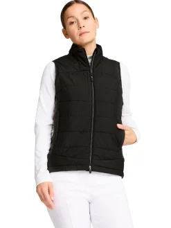Women Puma Women's Kyley Quilted Vest - Black