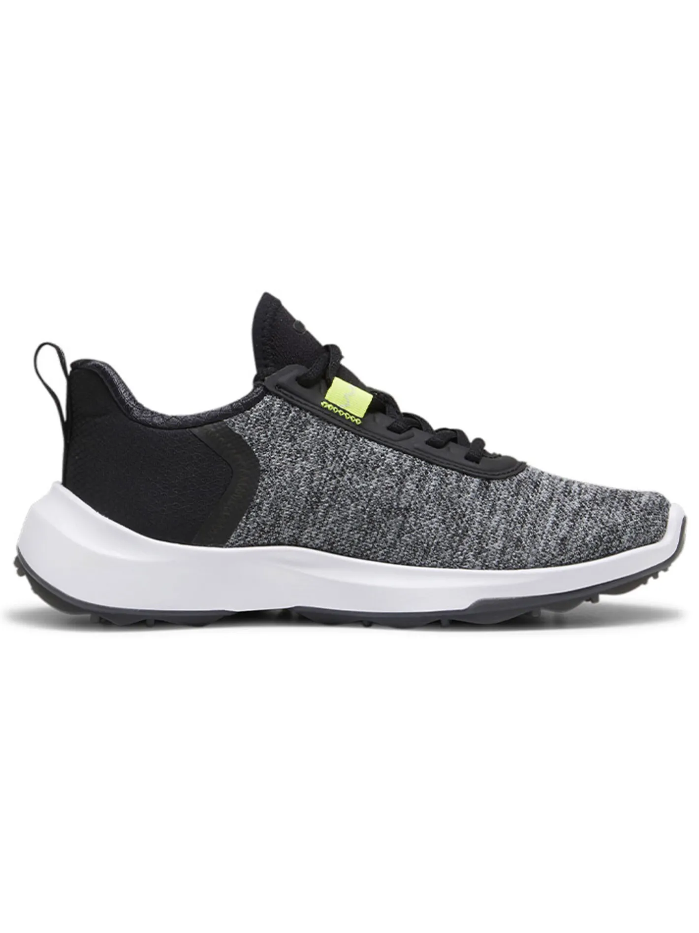 Puma Youth FUSION Crush Sport Spikeless Golf Shoes - Black/Electric Lime