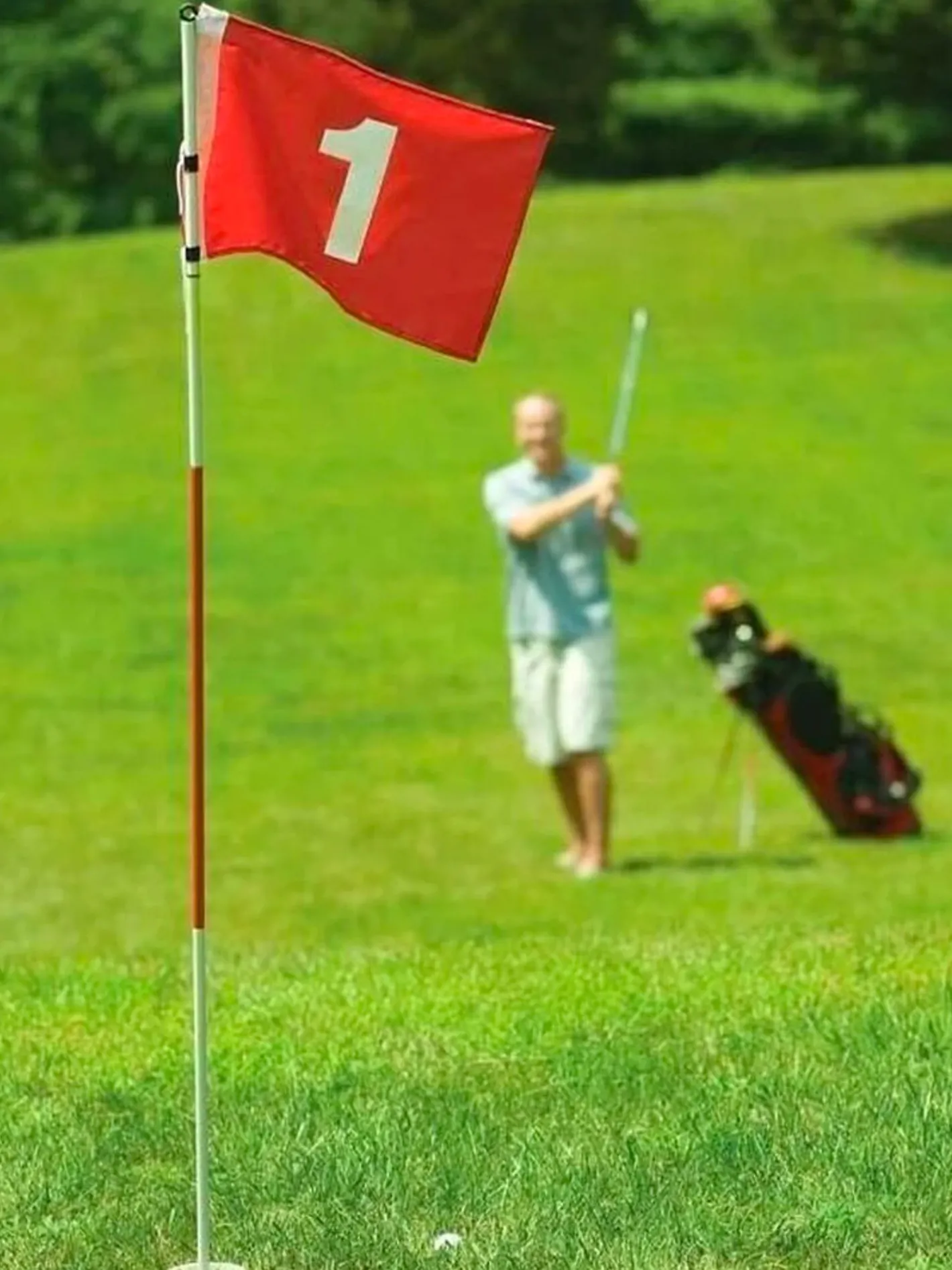PURE2IMPROVE Flagstick and Cup Set