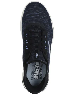 Skechers Women's GO GOLF Walk 5 Slip 'In Golf Shoes - Black/Lavender