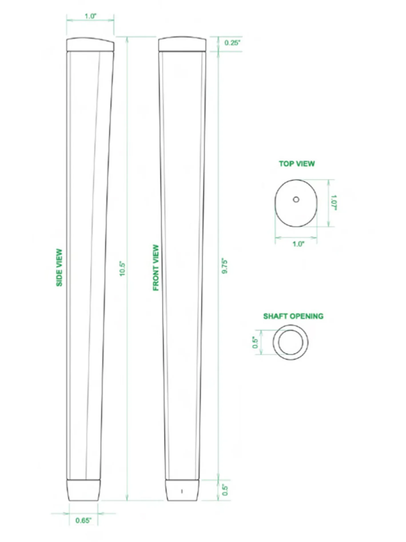 Sweet Rollz Putter Grip - Diva