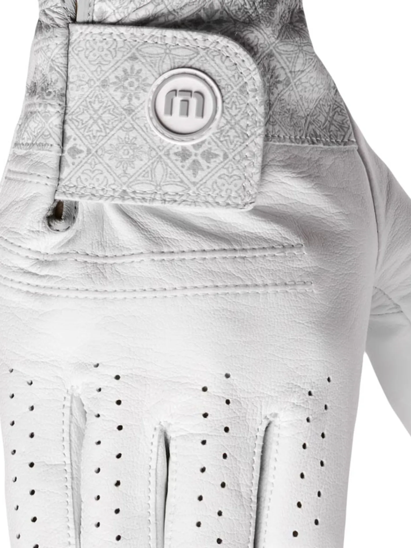 TravisMathew Headliner Glove - White Acropolis