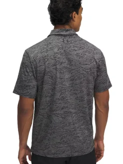 Under Armour Drive Jacquard Polo - Black/Steel