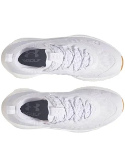 Under Armour HOVR Phantom Fore Golf Shoes - White/Halo Grey