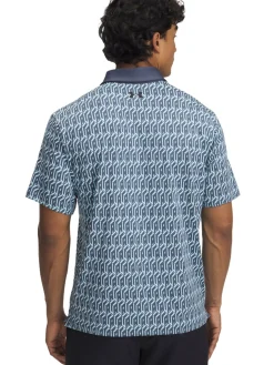 Under Armour Playoff 3.0 Printed Polo - Stream/Downpour Grey/Black
