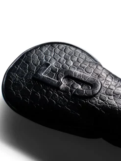 Vessel Lux Embosse Headcover - Croc Black