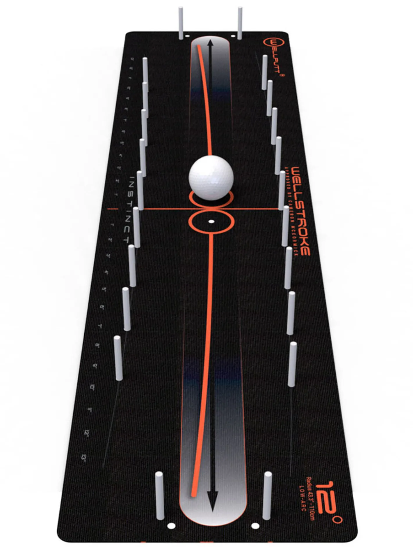 WellPutt WellStroke Instinct 18 Degree Arc Mat