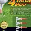 4YARDSMORE Golf Tees 4 Pack - 1.75 Inch
